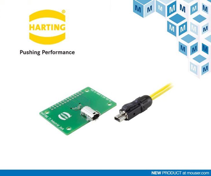 I PRODOTTI ETHERNET T1 INDUSTRIAL DI HARTING DISPONIBILI DA MOUSER
